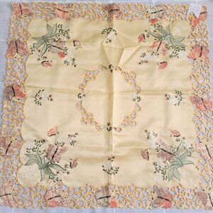 Gebr. Raebel & Sohn German Vintage Butterfly Table Cloth